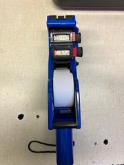 MX-2316 gun 2 line 10 digits Up 10 digits Bottom, 1 ink, 12,000 White labels