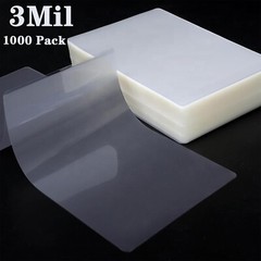 1000Thermal Laminating Sheets Laminator Pouches 9″x11.5″ Clear Letter Size 3 Mil
