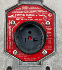 NEW CROUSE HINDS ENR5201 RECEPTACLE 20A 125V