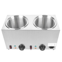 Nacho Cheese Dispenser w/Pump 2x2L Hot Fudge Caramel Warmer Commercial 1600W NEW