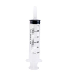 60-350ML Reusable Big Large Plastic Hydroponics Nutrient Measuring Syringe