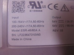 Delta ESR-48/60A A Rectifier DPR3000B-48