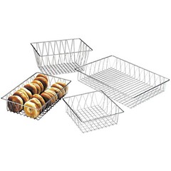 HUBERT® Wire Basket – 12″L x 12″W x 4″H