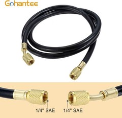 Heavy-Duty 800PSI AC Refrigerant Charging Hose, 59″ Long for System Maintenance