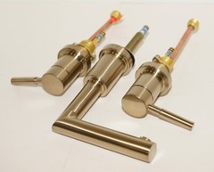SPEAKMAN NEO SB-1021-E-BBZ WIDESPREAD 2 HANDLE BATHROOM FAUCET BRUSHED BRONZE