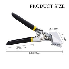 6 Inch Hand Seamers Sheet Metal as picture shown, Silver, Black, Yellow