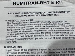 Tegam RHT-20C Humidity & Temperature Transmitter