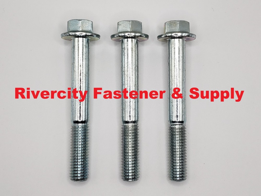 (25) M12-1.75×100 Hex Flange Bolts Grade 10.9 M12x1.75×100 Screws 12mm x 100mm