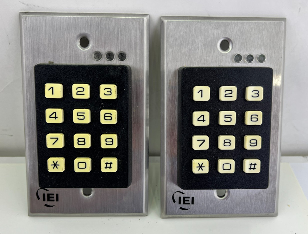 IEI Access Control Keypad Door Entry System Stainless Steel Lot of 2