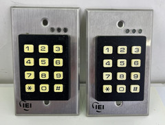 IEI Access Control Keypad Door Entry System Stainless Steel Lot of 2