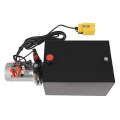 20 Quart Double Acting Hydraulic Pump DC 12V Dump Trailer Power Unit Pack 16Mpa