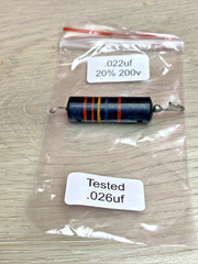 Sprague Bumble Bee .022 uf 20% 200v Guitar Tone Capacitor