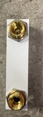 (NEW) KING INSTURMENT FLOWMETER 75201102C07 1/4 F NPT BR EP 20 SCFH