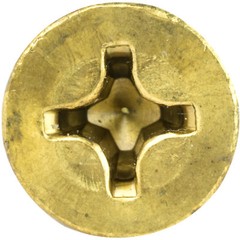 8-32 Flat Head Countersink Machine Screws Solid Brass Phillips Drive All Lengths