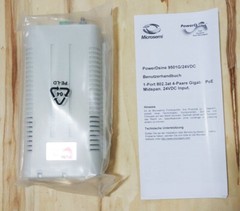 Microsemi New PD-9501G/24VDC Gigabit PoE Midspan, 60W, 802.3at, 24VDC Input