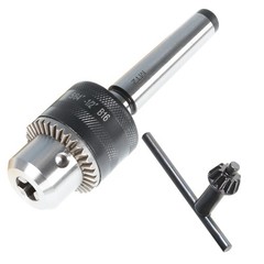 5/64” to 1/2” Drill Chuck Tool With MT2 Morse Taper Arbor and Key For Lathe