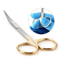 Surgical Medical Straight & Curved Scissors 4.5” Sharp/Sharp Instrument