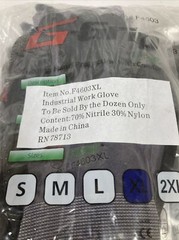 Work Gloves Liberty G-Grip Foam Nitrile Micro Foam-Palm Coated X-Large (12 PAIR)