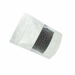 5x7in Matte White Foil Mylar Stand Up Zip Lock Pouch Bag w/Machine & Window