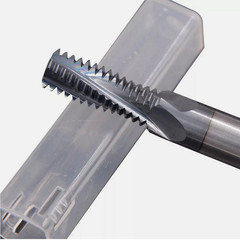 1″ 1-1/2-12 UN Solid Carbide Thread Mill – TiAlN Coated