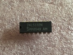 74LS132N IC QUAD POSITIVE NAND GATE W/SCHMITT TRIGGER 4-CHN 14-PDIP (LOT OF 5)