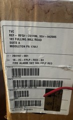 18/2 Fire Alarm Audio Wire Cable 2 Conductor FPLP Plenum – Red – 1000ft
