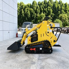 Mini Skid Steer Loader 13.5HP Runtong Engine Compact Stand On Loader Bucket EPA