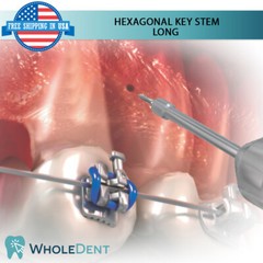 Orthodontic Dental Mini Screw Hexagonal Stem Driver Tool Morelli Short/Long