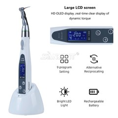 Dental Cordless LED Endo Motor 16:1 Contra Angle/4.5″LCD Apex Locator Root Canal