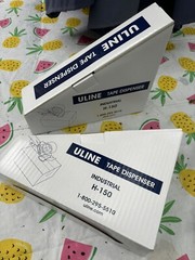 Lot of 2: Uline H-150 Industrial Side Loader Handheld Packing Tape Dispenser Gun