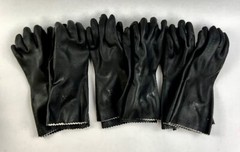Mapa Gloves Supported Neoprene Heavyweight Size 9 Black 6-Pairs