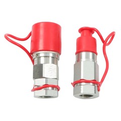 3/4″ NPT Flat Face Hydraulic Quick Connect Couplers Skid Steer Set