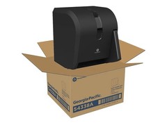 Georgia-Pacific Push Paddle Roll Paper Towel Dispenser by GP PRO, 54338A, Black