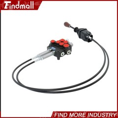 Findmall Hydraulic Remote Control Valve 2 Spool 21 GPM Easy Installation Kit