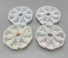 200 Pcs Dental Fiber Post Glass Teeth Restorative Screw Posts 1.2 1.4 1.6 1.8mm