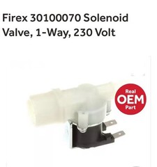 Firex 30100070 Solenoid Valve, 1-Way, 230 Volt