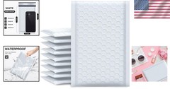 Brand New Bubble Mailers White 4×8 Inch 50 Pack