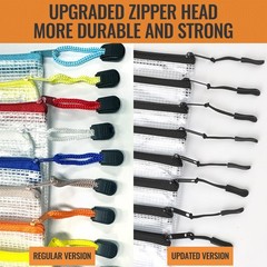 Mesh Zipper Pouch Bags 24PCS Clear Cosmetic Organizer Travel Bags