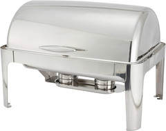 Madiso 8Qt Roll-Top Stainless Steel Chafer – Heavyweight Full-Size Design