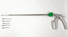 1Pcs Laparoscopic Bulldog Clamp With 6 Clips For Surgical Instrument CE Approved