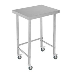 Stainless Steel 18″x24/28/32/36″x35” Commercial Kitchen Food Prep Table&Casters