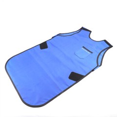 Blue Medical X-Ray Protection Apron Lead Rubber Radiation Protection Vest (L).