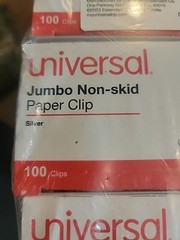 Paperclips for Office School & Personal Use, Jumbo Nonskid Paper Clip (2″), 1000