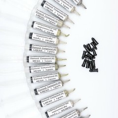 Diamond Paste Kit of 15 Syringes 200,000 to 400 Grit High (50%) Concentration