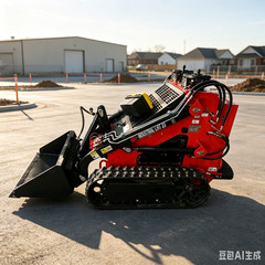 0.98 Ton LRT23 Compact Track Loader 23HP Rato Gas Motor, Quick Attach Hydraulic