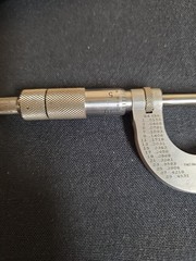 Vintage The L.S. Starrett CO. No. 1641 With Case & Wrench Athol, Mass. USA