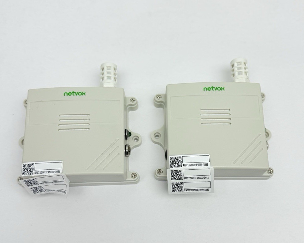 Lot Of 2, Netvox RA0715 LoRaWAN Wireless Temp/Humidity/CO2 Sensor