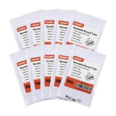 AZDENT Dental Bondable Buccal Tube 1st 2nd Molar MBT Roth 0.022 Non-Convertible