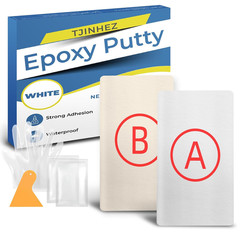 Whtie Epoxy Putty 14Oz High Strength Filler Metal Wood Tile Ceramic | Strong Bon
