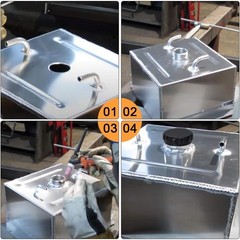 1.5″ 38mm Aluminum Alloy Weld Billet On Filler Neck Cap Oil Fuel Wat Size: 1.5